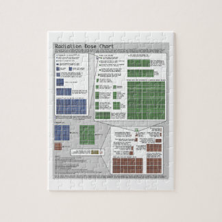 Strahlungs-Dosis-Diagramm (durch Randall Munroe) Puzzle