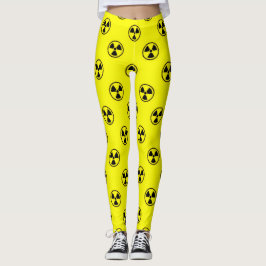 Strahlungs-Logo-Muster Leggings