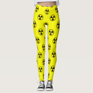 Strahlungs-Logo-Muster Leggings