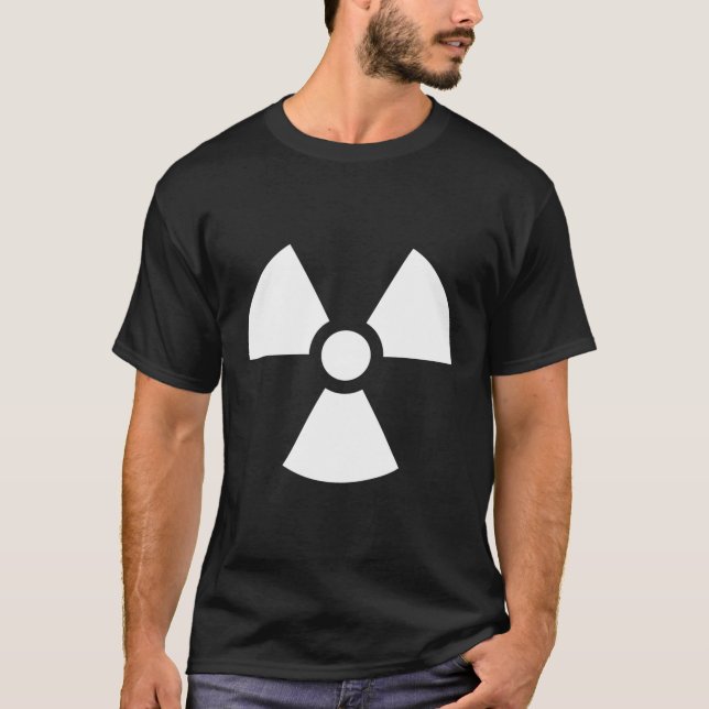 Strahlungsgefährdungssymbol T-Shirt (Vorderseite)