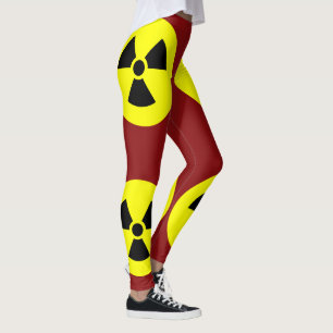 Strahlungszeichen-Leggings Leggings