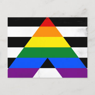 Straight Ally Feiertagspostkarte