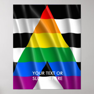 STRAIGHT ALLY FLAG POSTER