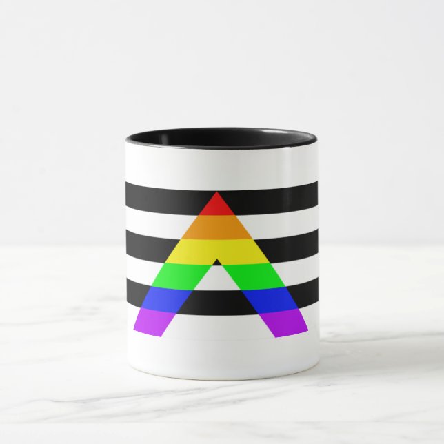 Straight Ally Flag  Tasse (Zentrum)