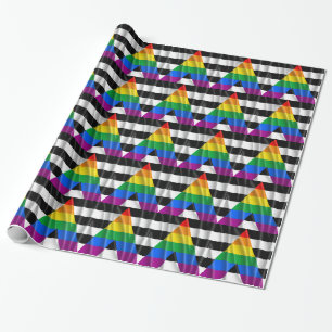 STRAIGHT ALLY FLAG WAVY DESIGN -.png Geschenkpapier