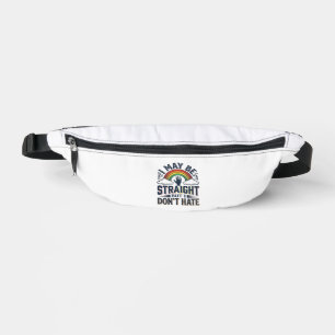 Straight Ally Stolz Regenbogen Vintage Vektor Desi Bauchtasche