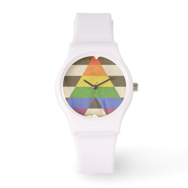 STRAIGHT ALLY VINTAGEDESIGN - 2014 PRIDE ARMBANDUHR (Vorderseite)
