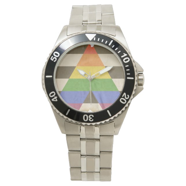 STRAIGHT ALLY VINTAGEDESIGN - 2014 PRIDE ARMBANDUHR (Vorderseite)