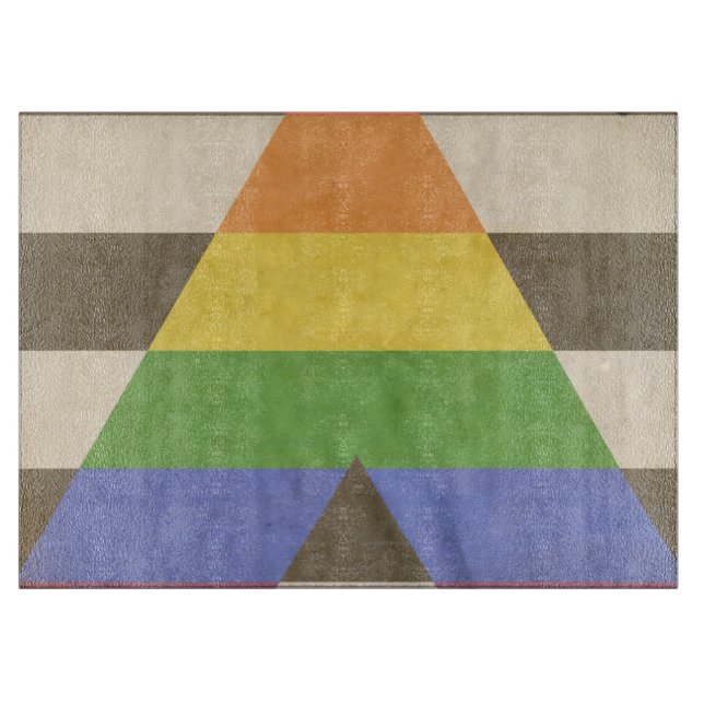 STRAIGHT ALLY VINTAGEDESIGN - 2014 PRIDE SCHNEIDEBRETT (Vorderseite)
