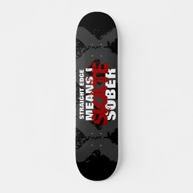 STRAIGHT-EDGE-Skateboard Skateboard (Vorne)
