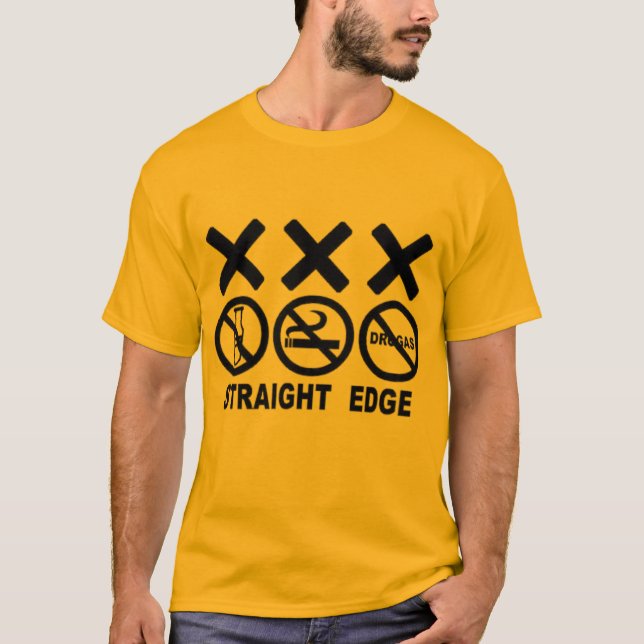 Straight Edge T-Shirt (Vorderseite)
