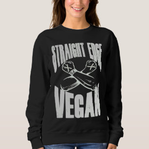 Straight Edge Veganer Anti-Drogen-Punk Sweatshirt