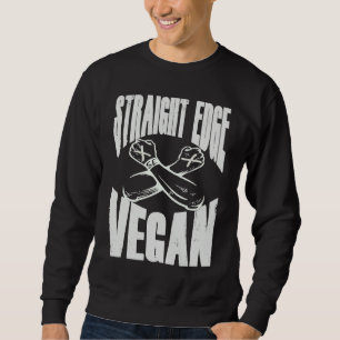 Straight Edge Veganer Anti-Drogen-Punk Sweatshirt