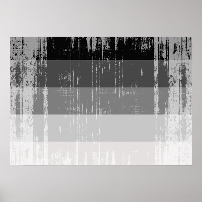STRAIGHT FLAG DISTRESSED -.pnng Poster (Vorne)
