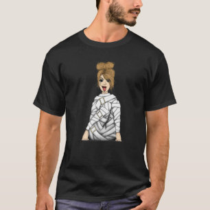 Straight Jacket Woman einfaches Halloween-Kostüm  T-Shirt