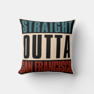 Straight Outight San Francisco California USA Kissen