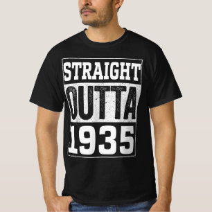 Straight Outta 1935 , 1935 Glückliches Geburtstags T-Shirt