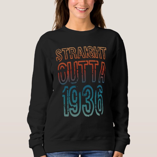 Straight Outta 1936 Sweatshirt (Vorderseite)