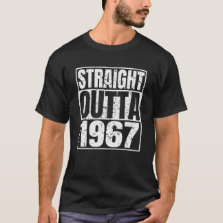 Straight Outta 1967 54. Geburtstag Funny 54 Jahre  T-Shirt