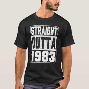 Straight Outta 1983 39. Geburtstag Männer & Frauen T-Shirt