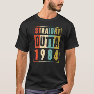 Straight Outta 1984 Vintage Graphic 38 Yrs Old 38t T-Shirt