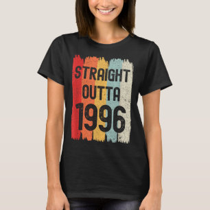 Straight Outta 1996 Lustiger Retro-Geburtstag Awes T-Shirt