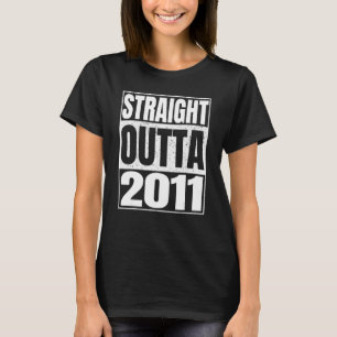 Straight Outta 2011 11. Geburtstag 11 Jahre alt VI T-Shirt