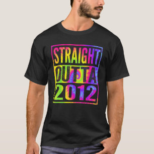 Straight Outta 2012 10. Geburtstag für sie T-Shirt