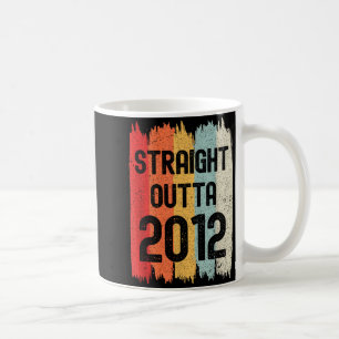 Straight Outta 2012 Lustiger Retro-Geburtstag Awes Kaffeetasse