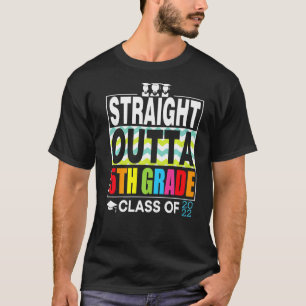 Straight Outta 5th Grade Abschluss Boys Girls 20 T-Shirt