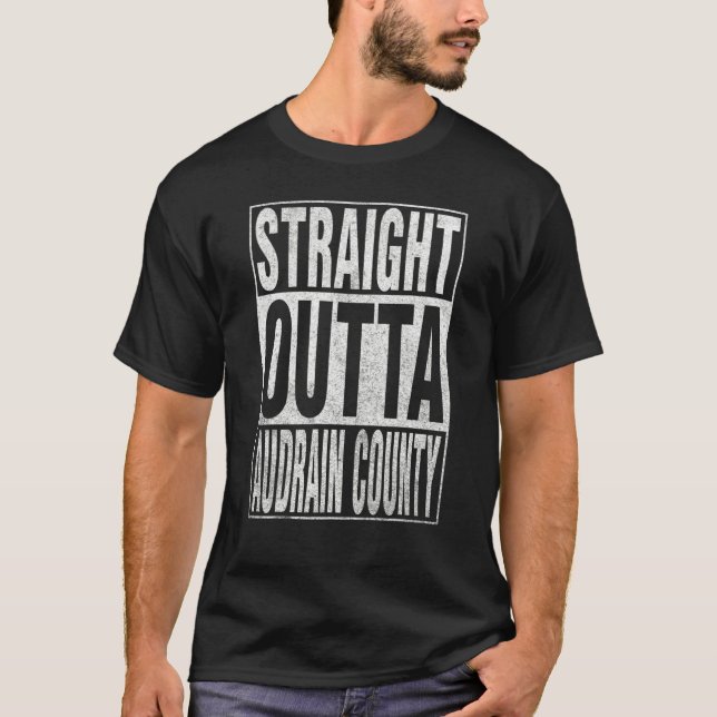 STRAIGHT OUTTA AUDRAIN COUNTY Cool Home Quote T-Shirt (Vorderseite)