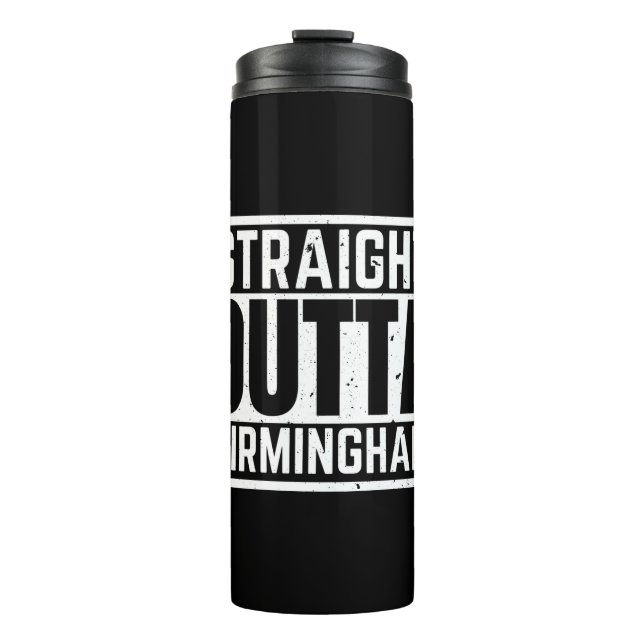 Straight Outta Birmingham Thermosbecher (Vorderseite)