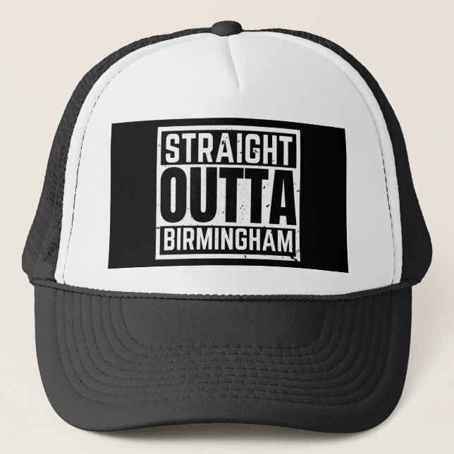 Straight Outta Birmingham Truckerkappe (Vorderseite)
