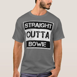 Straight Outta Bowie City Maryland Vintage Distanz T-Shirt
