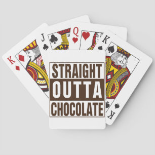 Straight Outta Brown Chocolate Spielkarten