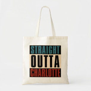 Straight Outta Charlotte North Carolina NC USA Tragetasche