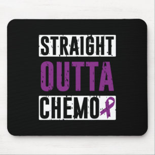 Straight Outta Chemo Bauchspeicheldrüsenkrebs Surv Mousepad