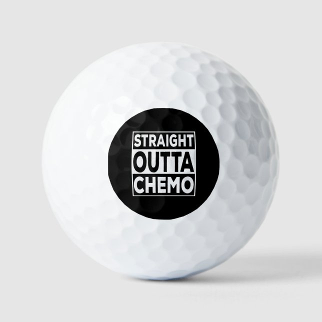 Straight Outta Chemo Golfball (Vorderseite)