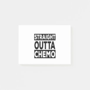 Straight Outta Chemo Post-it Klebezettel