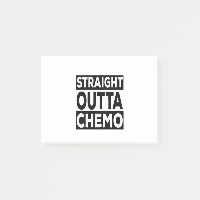 Straight Outta Chemo Post-it Klebezettel (Vorderseite)