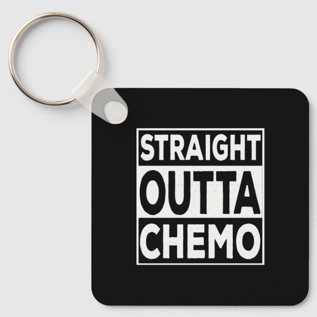 Straight Outta Chemo Schlüsselanhänger (Vorderseite)