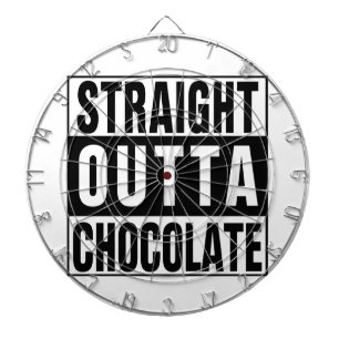 Straight Outta Chocolate Dartscheibe