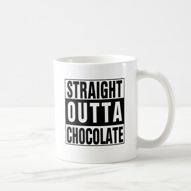 Straight Outta Chocolate Tasse (Rechts)