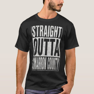 STRAIGHT OUTTA CIMARRON LANDKREIS Cool Zuhause Zit T-Shirt