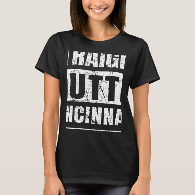 Straight Outta Cincinnati Ohio T-Shirt (Vorderseite)