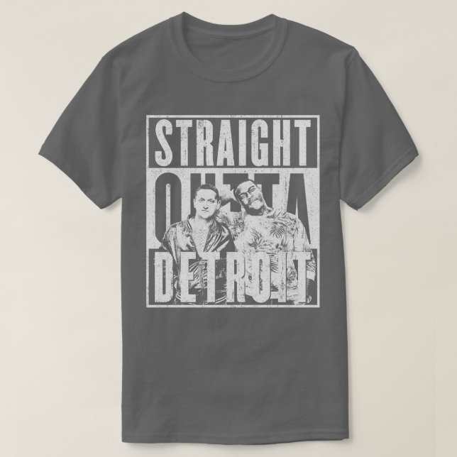 Straight Outta Detroit T-Shirt (Design vorne)