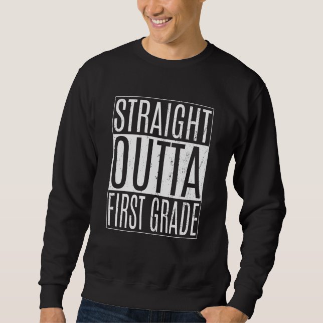 Straight Outta First Grade Tees Graduation 1st Gra (Vorderseite)