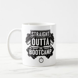 Straight Outta Fitness Gym Workout Kaffeetasse