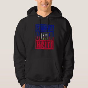 Straight Outta Haiti Retro Haiti Hoodie