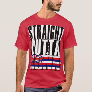 Straight Outta Hawaii State Flag von Hawaii Nei Al T-Shirt
